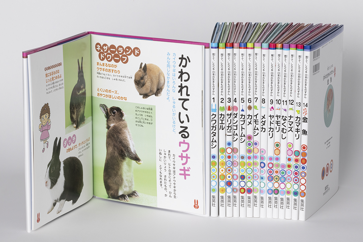育てて、しらべる 日本の生きものずかん 全15巻セット | 集英社 
