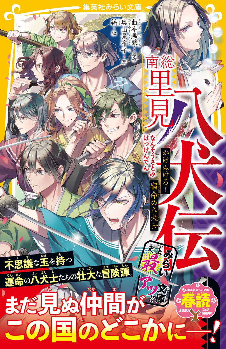 南総里見八犬伝 かけぬけろ 宿命の八犬士 奥山 景布子 曲亭 馬琴 縞 集英社の本 公式