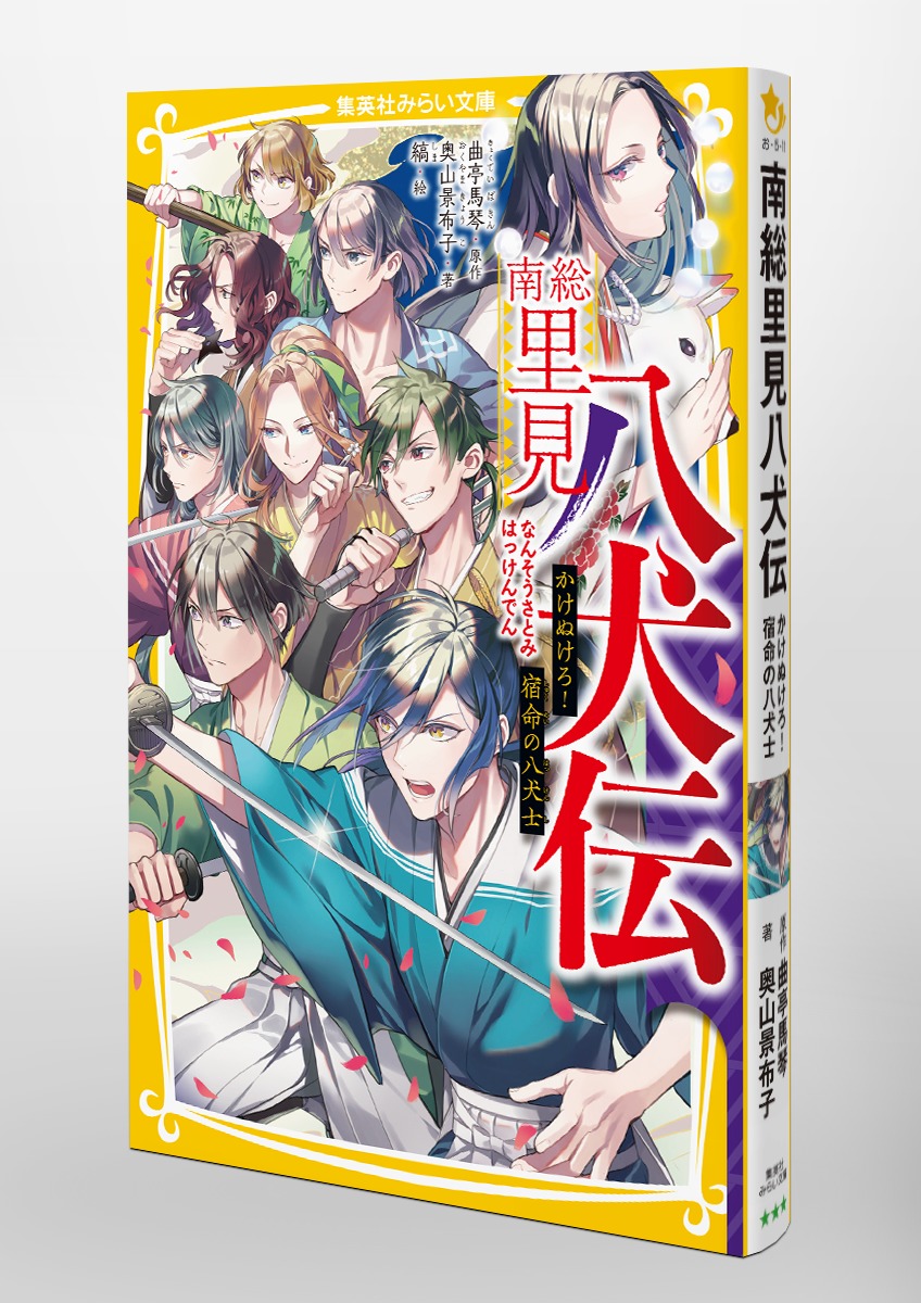 南総里見八犬伝 かけぬけろ 宿命の八犬士 奥山 景布子 曲亭 馬琴 縞 集英社の本 公式
