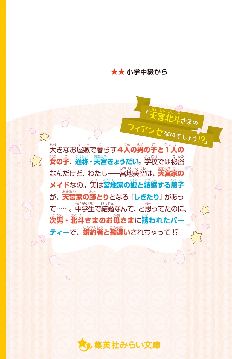 天宮家の王子さま メイドのわたしが婚約発表!?／白井 ごはん／ひと和