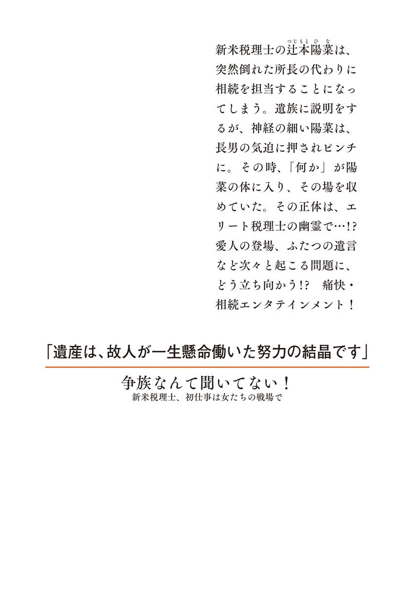 争族なんて聞いてない! 新米税理士、初仕事は女たちの戦場で 画像2