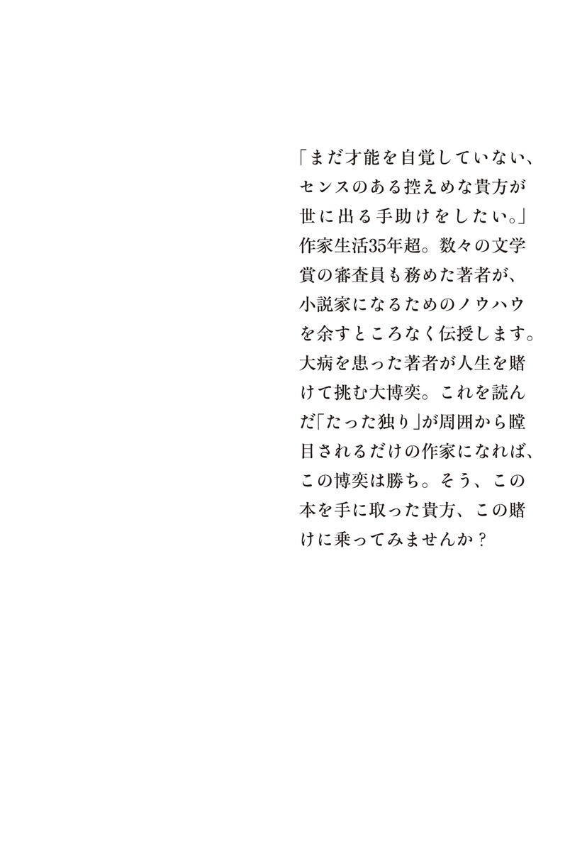 たった独りのための小説教室 画像4