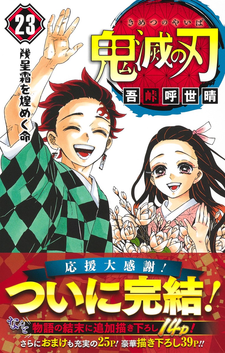 自民党鬼滅の刃1〜23巻完結 少年漫画