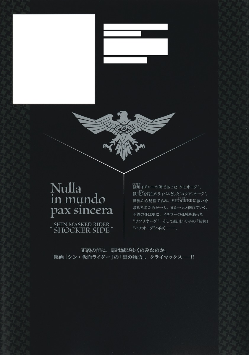 真の安らぎはこの世になく 8 ―シン・仮面ライダー SHOCKER SIDE