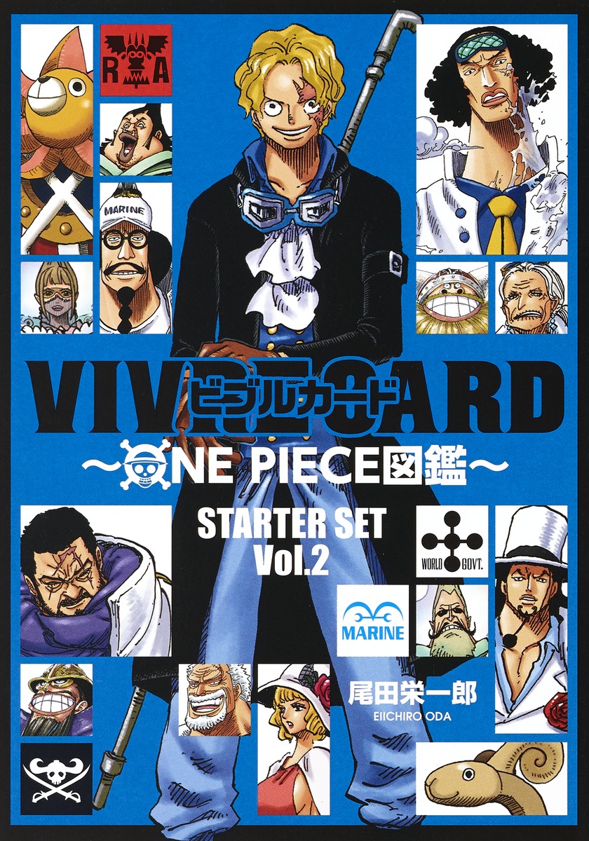 Vivre Card One Piece Picture Book Starter Set Vol 2 Colorcard De