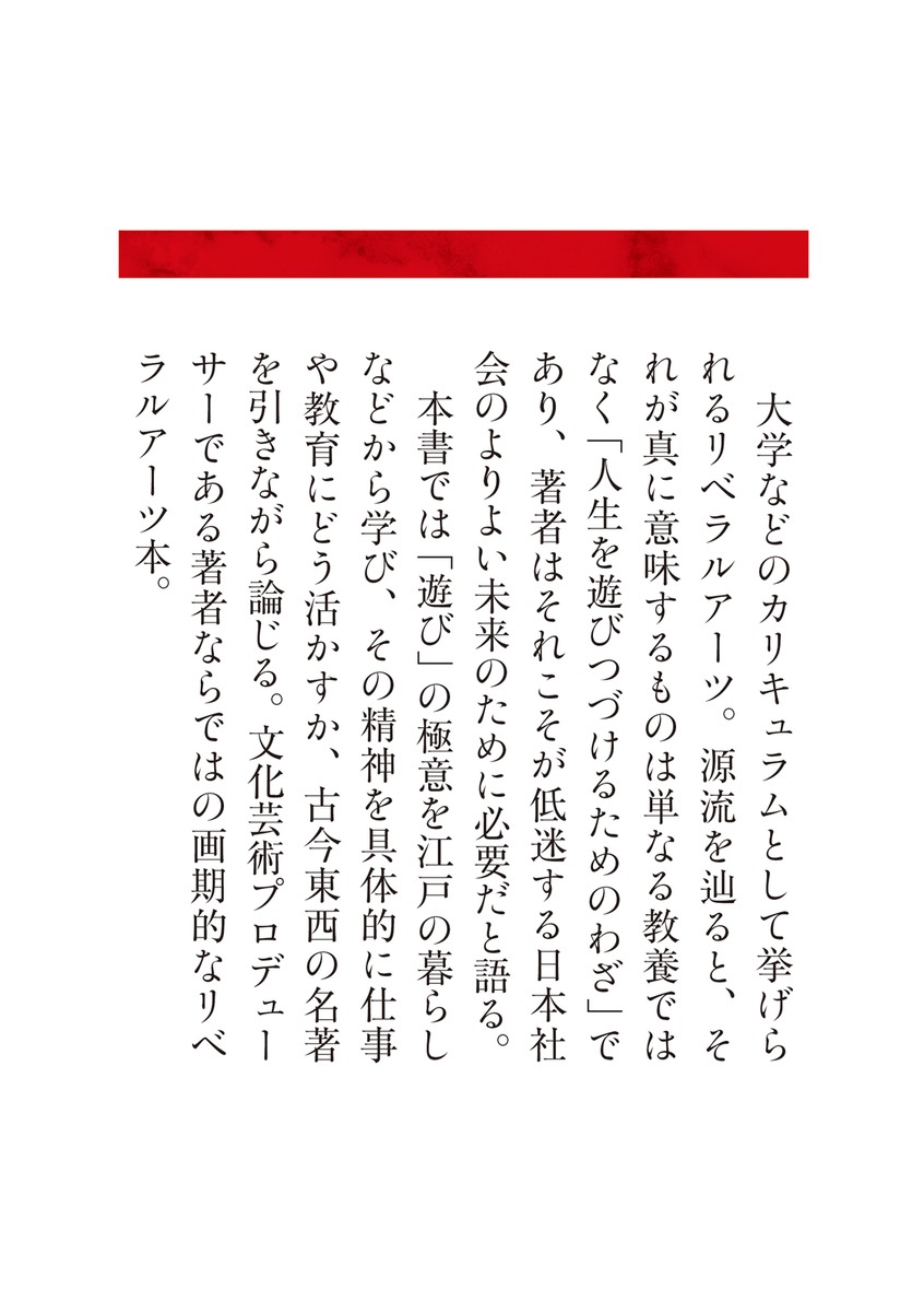 リベラルアーツ 「遊び」を極めて賢者になる 画像7